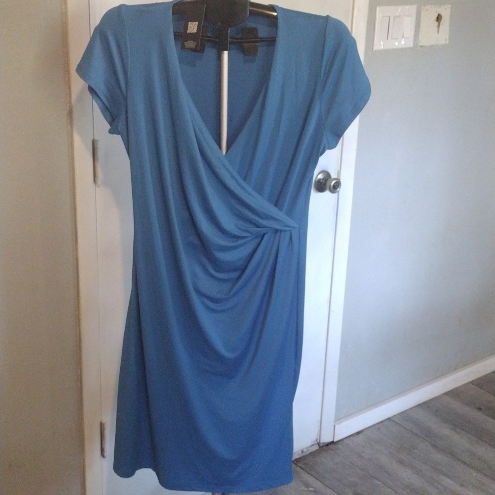24Seven Luxe Blue Dress – Effortless Elegance & Comfort, Women’s Size XL NWT - Picture 3 of 8